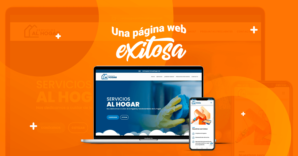 Página web exitosa