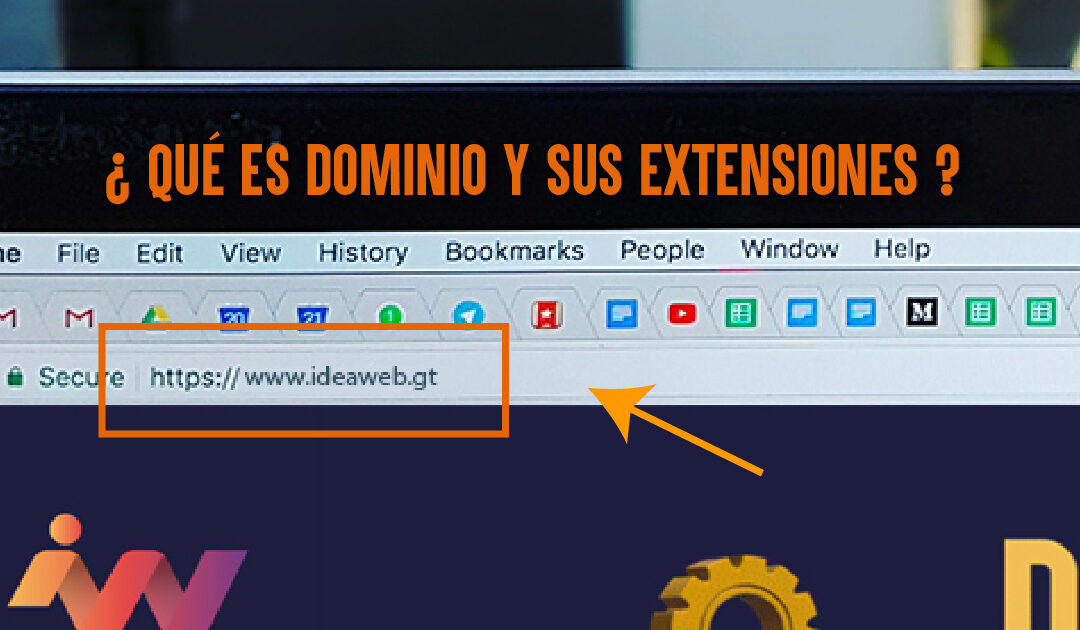 ¿ Qué es dominio de una página web y sus extensiones ?