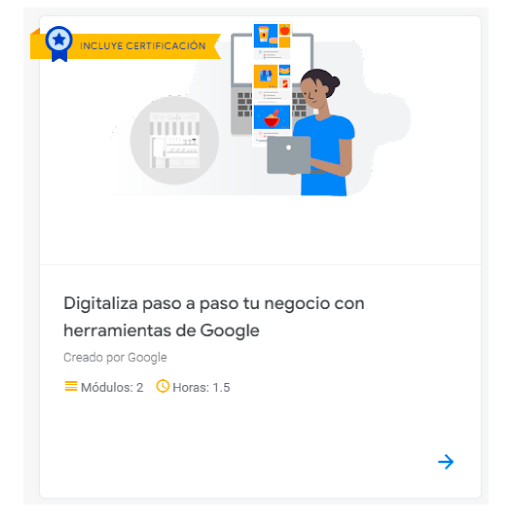 Curso de digitalización de tu negocio